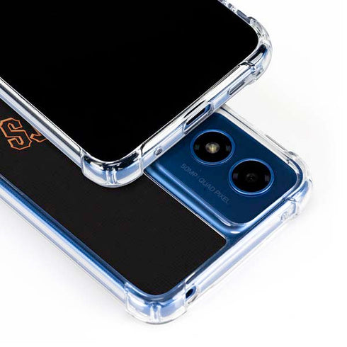 MLB San Francisco Giants Split Moto G 5G (2024) Clear Case